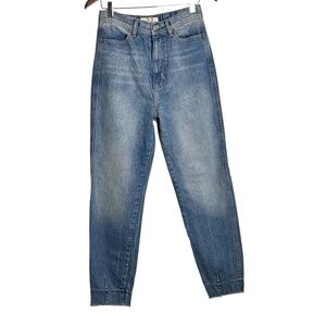 Free People We The Free Marion High Waist Back Patch Pickets Jeans Size 27
